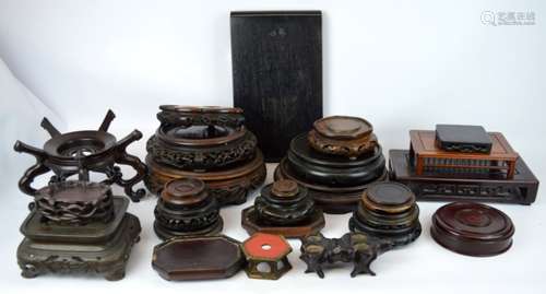 25 Assorted Chinese Stands & 1 Cover