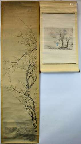 2 - Chinese Painting on paper & Chinese Print