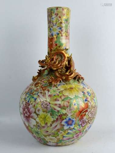 Chinese Porcelain Mille-Fleur Vase