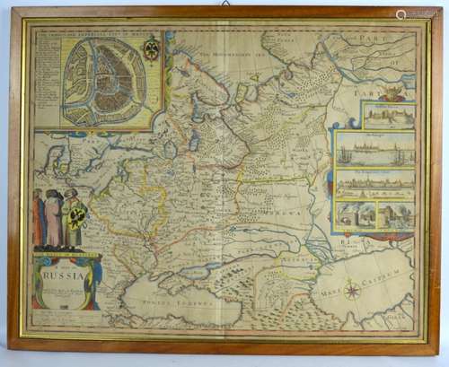 Map of Russia 1676, John Speed