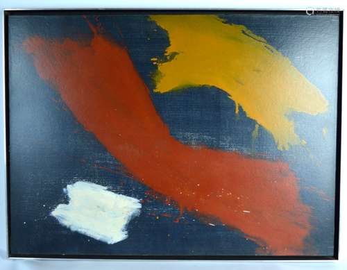 Herbert Ferber; Oil on Masonite 1962