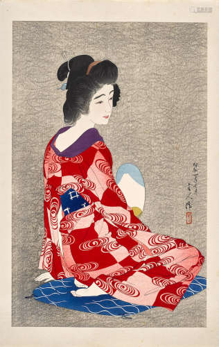 Torii Kotondo (1900-1976) One woodblock print