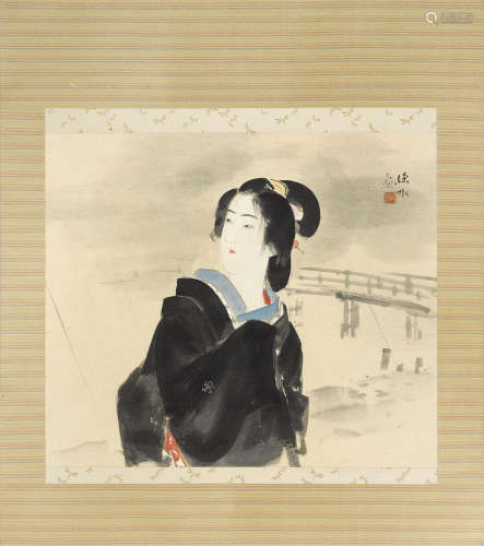 Ito Shinsui (1898-1972) Hamacho kashi (Hamacho Riverside)