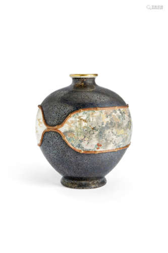 A satsuma jar By Kinkozan, Meiji era (1868-1912)