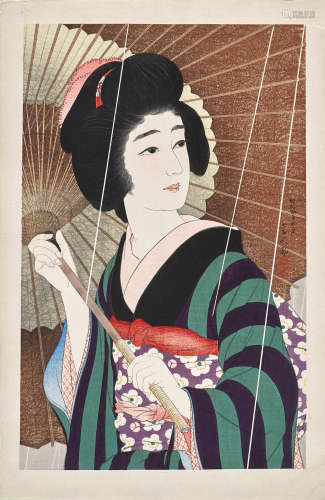 Torii Kotondo (1900-1976) One woodblock print