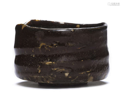 A black Seto-ware tea bowl Momoyama (1573-1615) or Edo (1615-1868) period, 16th-17th century