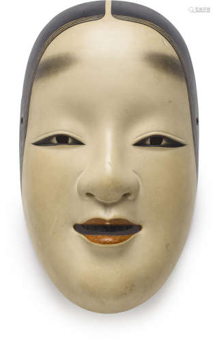 A mask for the Noh drama: Ko-omote (young girl) Meiji (1868-1912) or Taisho (1912-1926) era, early 20th century