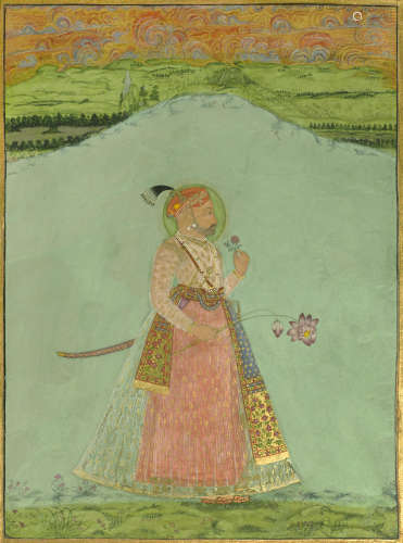 A portrait of Maharaja Gopal Singh By Fakir Chand, Kishangarh, dated 1739