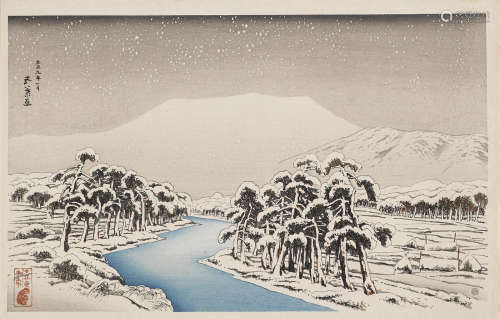 Hashiguchi Goyo (1880-1921) One woodblock print