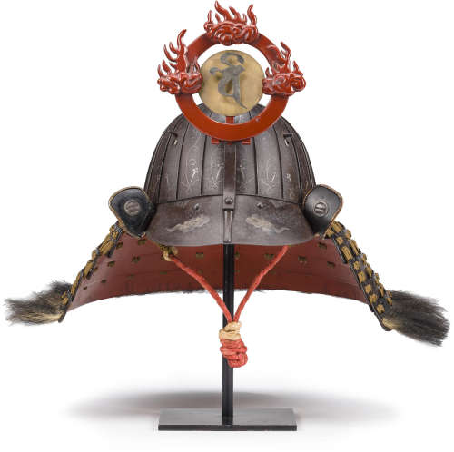 An iron suji kabuto (helmet) Possibly by an Owari smith, Edo period (1615-1868), 17th century