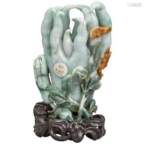 Chinese Jadeite Model of a Finger Citron
