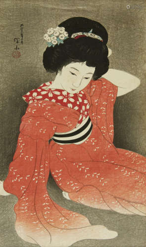Ito Shinsui (1898-1972) One woodblock print