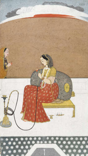 Padmini Nayika: The Beauty of the Lotus Woman Nurpur, 1760-1770