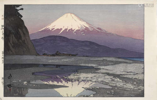 Yoshida Hiroshi (1876-1950) Three woodblock prints