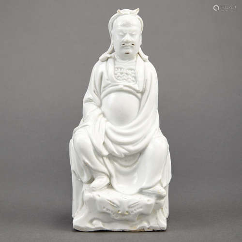 Chinese Blanc de Chine Figure of an Official 19th Century