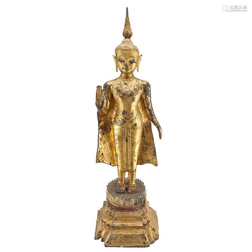 Thai Gilt-Bronze Buddha 16th/17th century