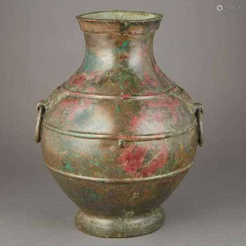 Chinese Archaic Bronze Hu Han Dynasty