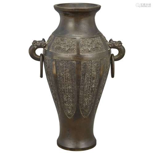 Chinese Bronze Vase 19th Century