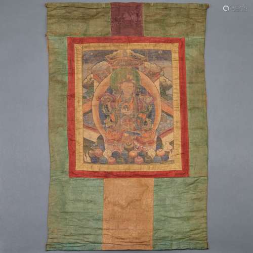 Tibetan Thangka of Padmasambhava 18th Century