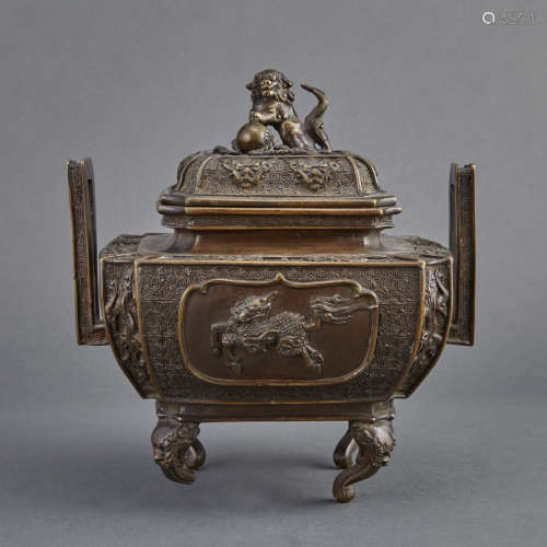 Japanese Bronze Censer Late 19th/early 20th century