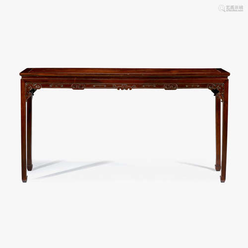 A Chinese hongmu altar table, 19th century