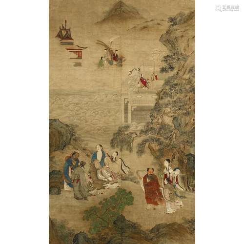 CHINESE SCHOOL, 18TH CENTURY, DAOIST IMMORTALS