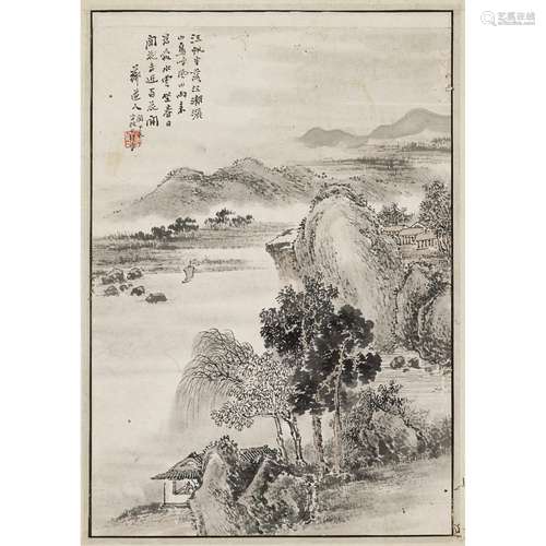 LI GUANFEN, LATE QING DYNASTY, LANDSCAPES