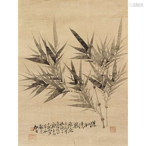 YAN ZHEN, LATE QING DYNASTY, BAMBOOS