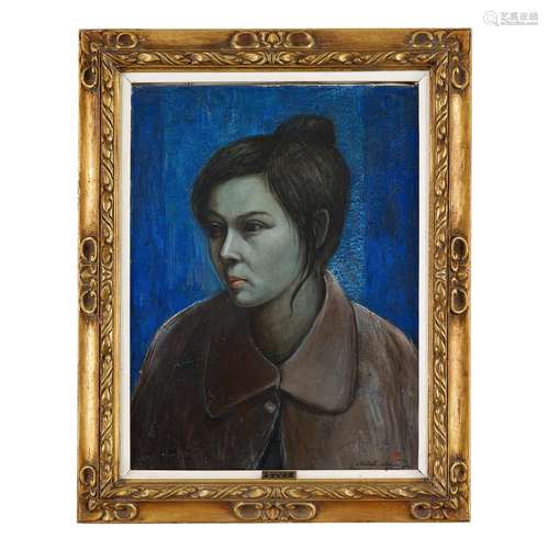 HSIEH HSIAO-DE, DATED 1972, PORTRAIT OF A WOMAN