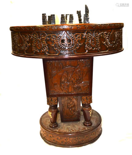 Chinese Wood Game Table