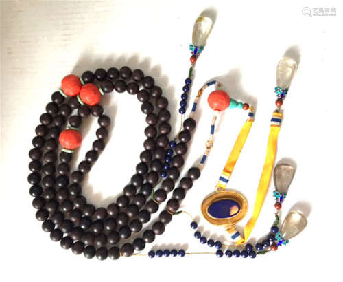 Chinese Chengxian Beads Court Necklace