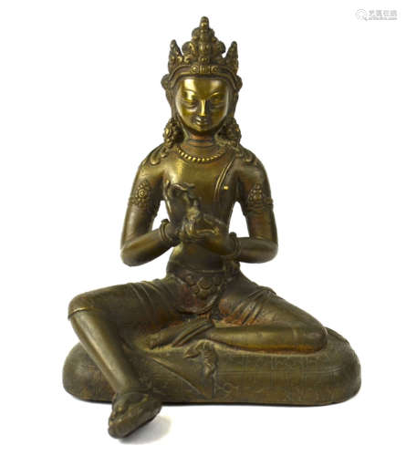 19th C. Chinese Bronze Buddha Figure