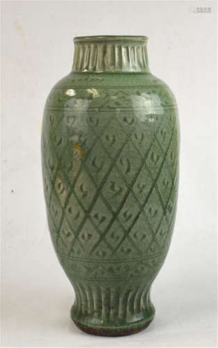 Ming Dynasty. Chinese Celadon Vase