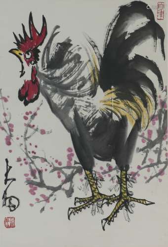 CHEN DAYU (1912-2001) Chinese Painting. Ink And Color On Paper, Signed And Seal.