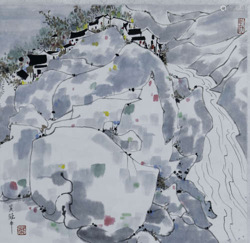 WU GUANZHONG (1919-2010) Chinese Painting