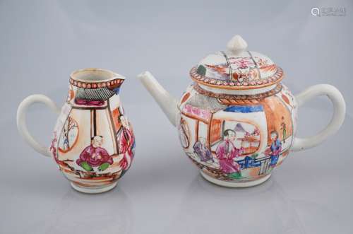 QING D., TWO TEA POTS