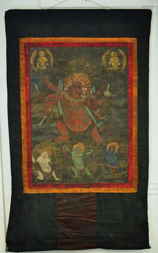 16-17TH C., A BUDDHA THANGKA