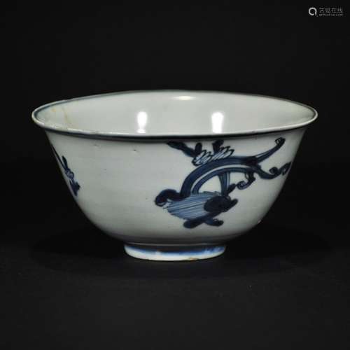 QING D., A BLUE AND WHITE BOWL