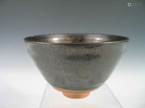 Chinese Black Glazed Pottery Bowl.