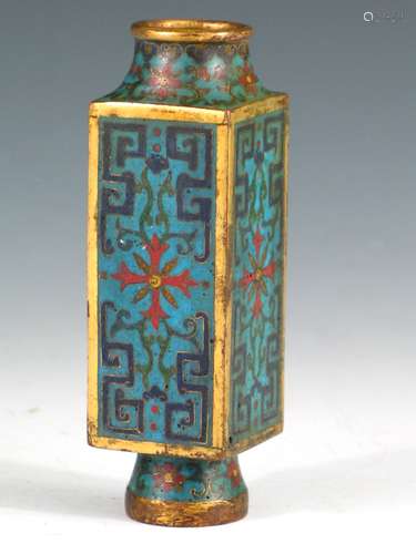 Chinese Cloisonne Vase