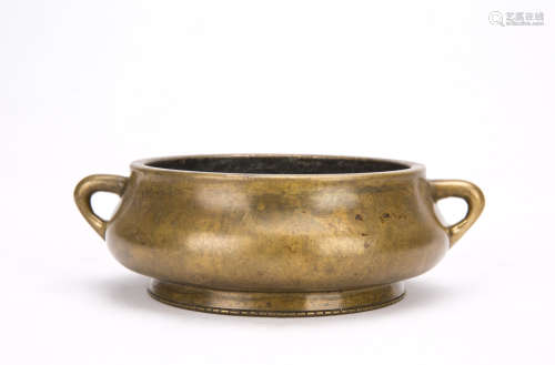 Chinese Bronze Incense Burner.