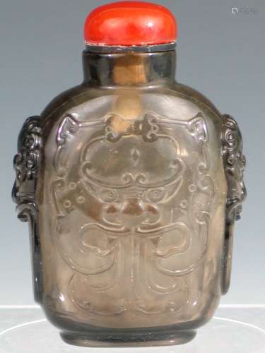 Chinese Rock Crystal Snuff Bottle