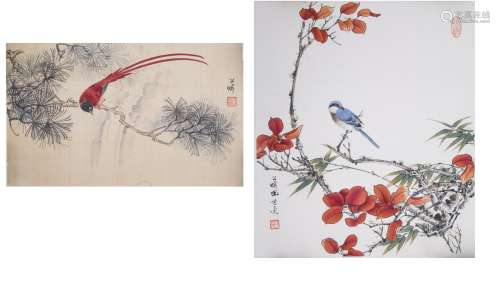 Two Chinese Painting, Tian Shiguang
