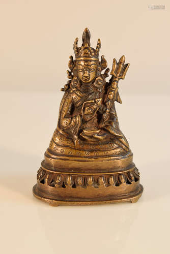 Tibetan Bronze Lama