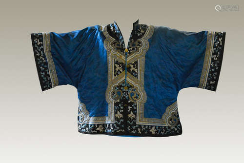 Chinese Blue Lady Robe