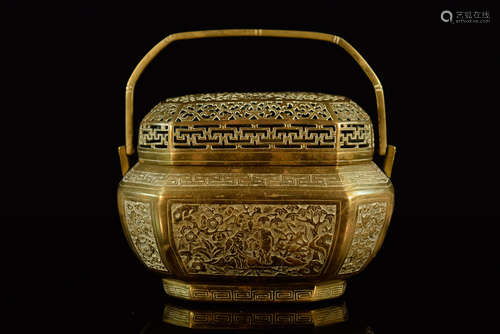 Chinese Brass Hand Warmer