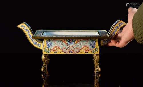 Chinese Enamel Censer