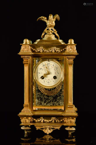 Tiffany Bronze Clock