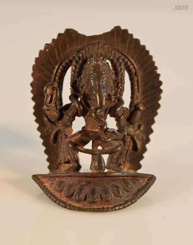 Indian and Nepalese Bronze Ganesh