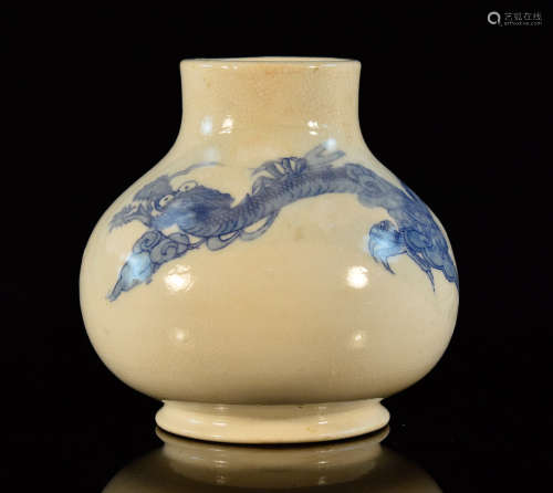 Chinese Porcelain Vase with Dragon